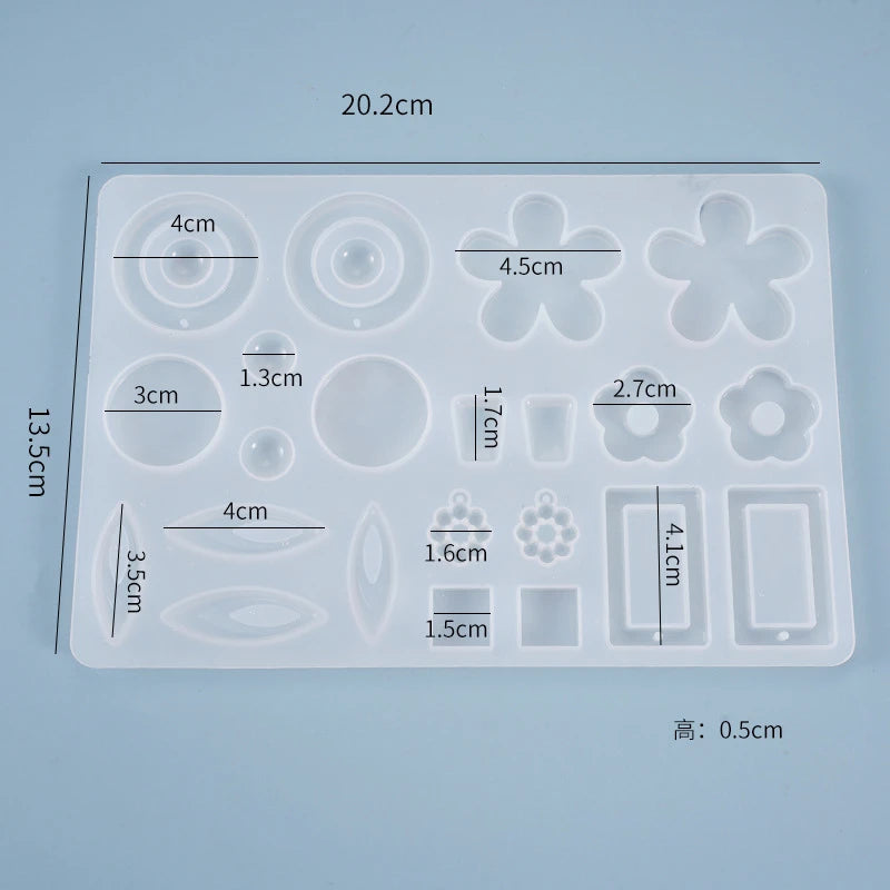 Flower Epoxy Resin Mold DIY Handcr...