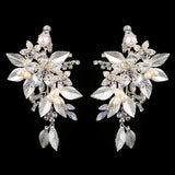 Flower Freshwater Pearl Clip On Earrings Women Accessories