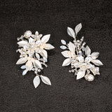 Flower Freshwater Pearl Clip On Earrings Women Accessories