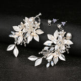Flower Freshwater Pearl Clip On Earrings Women Accessories