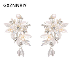 Flower Freshwater Pearl Clip On Earrings Women Accessories