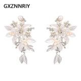 Flower Freshwater Pearl Clip On Earrings Women Accessories