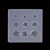 Flower Gemstone Bowtie Bear Resin Mold Epoxy Resin Casting Mold