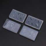 Flower Gemstone Bowtie Bear Resin Mold Epoxy Resin Casting Mold Nail Art