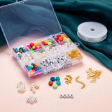 Flower Geometry Bead Jewelry Making Kit for Kids