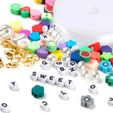 Flower Geometry Bead Jewelry Making Kit for Kids