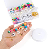 Flower Geometry Bead Jewelry Making Kit for Kids