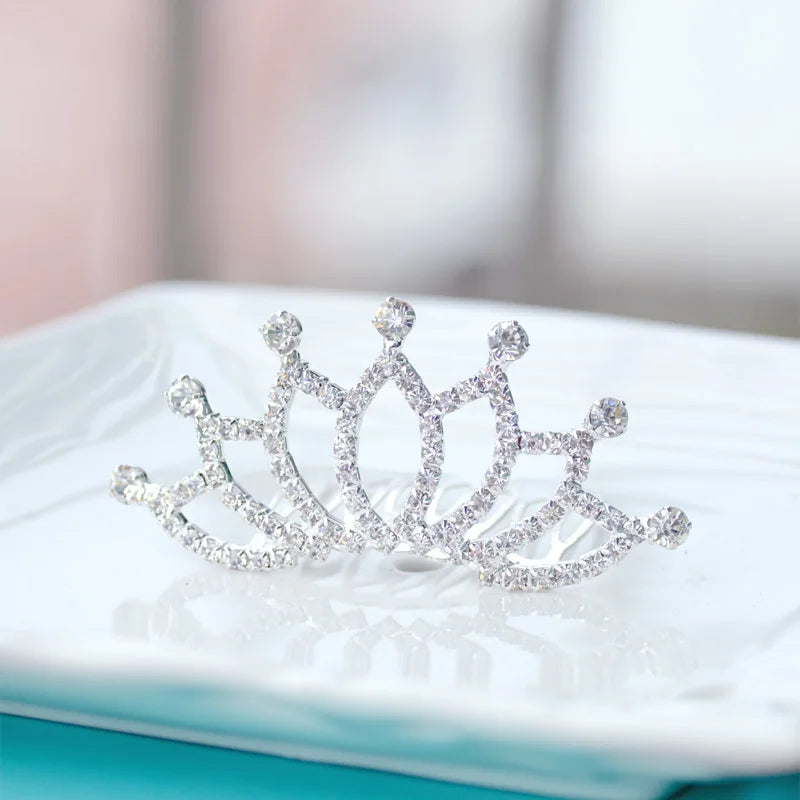 Small Crown Tiara Hair Accessories for Flower Girls
