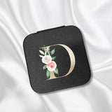 Flower Letters Jewelry Box Portable Organizer Display Travel Jewelry Case Boxes