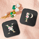 Flower Letters Jewelry Box Portable Organizer Display Travel Jewelry Case Boxes
