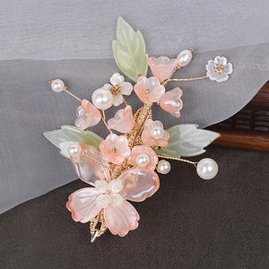 Vintage Flower Hair Clips Tiaras Wedding Bridal Hairpins