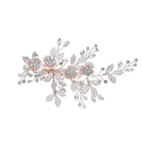 Rhinestone Flower Hair Comb Bridal Wedding Hair Accessories