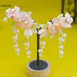 Pearl Flower Hairpins Side Clips for Women Girls