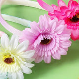 Sunflower Headband for Girls - Anti Slip Beach Party Hat