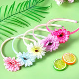 Sunflower Headband for Girls - Anti Slip Beach Party Hat