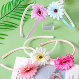 Sunflower Headband for Girls - Anti Slip Beach Party Hat