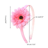 Sunflower Headband for Girls - Anti Slip Beach Party Hat