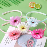 Sunflower Headband for Girls - Anti Slip Beach Party Hat