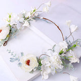 Flower Headband Tiara Garland Bride Hair Jewelry Wedding Hair Accessories