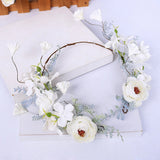 Flower Headband Tiara Garland Bride Hair Jewelry Wedding Hair Accessories