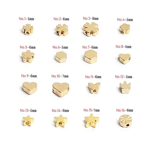 Heart Flower Crown Spacer Beads 20pcs/Lot