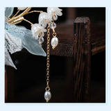 Flower Lace Hairpin Hair Clips Pearl Tassel Barrettes