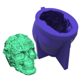 Skull Silicone Mold Resin Epoxy Casting DIY Candle Jewelry
