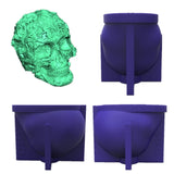 Skull Silicone Mold Resin Epoxy Casting DIY Candle Jewelry