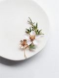 Flower Leaf Hairpins Bridal Jewelry Wedding Accessories
