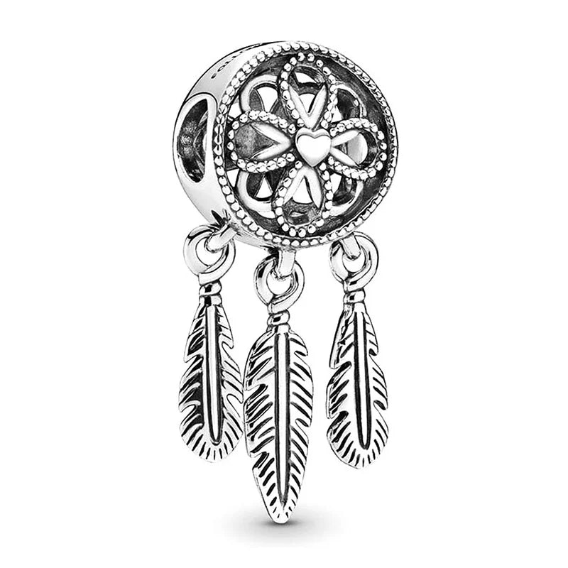 Bohemia Style Silver Plated Charms for Bracelet Jewelry Making