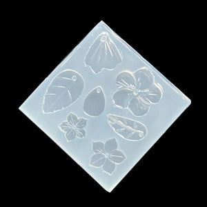 Leaf Earrings Resin Mold DIY Crafts Necklace Pendant Silicone Mould