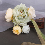 Flower Long Ribbons Bridesmaid Floral Hair Clip Bridal Hairpin Rustic Wedding