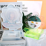 Flower Mirror Epoxy Resin Mold Jewelry Tools Jewelry Moulds DIY Handcraft