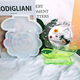 Flower Mirror Epoxy Resin Mold Jewelry Tools Jewelry Moulds DIY Handcraft