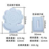 Flower Mirror Epoxy Resin Mold Jewelry Tools Jewelry Moulds DIY Handcraft