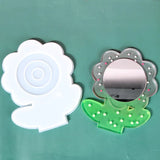 Flower Mirror Epoxy Resin Mold Jewelry Tools Jewelry Moulds DIY Handcraft
