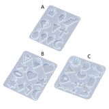 Flower Moon Key Butterfly Earring Molds DIY Art