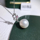 Flower 925 Silver Pendant Base Findings 5pcs/lot