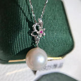 Flower 925 Silver Pendant Base Findings 5pcs/lot