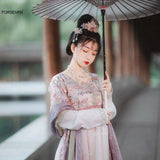 Retro Chinese Style Flower Pearl Hairpins for Women Girls