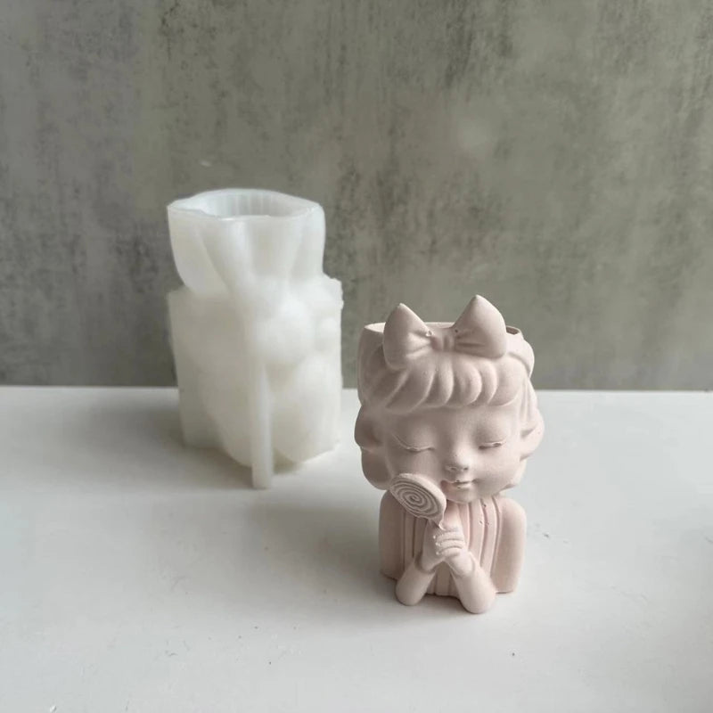 Succulent Planter Mold Flower Pot Concrete Mold Desktop Ornaments Mold