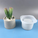 Silicone Flower Pot Epoxy Resin Mold DIY Crafts