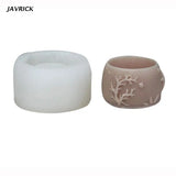 Silicone Succulent Flowerpot Plant Vintage Mold Concrete Cement