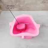Silicone Flower Pot Mold Vintage Mould