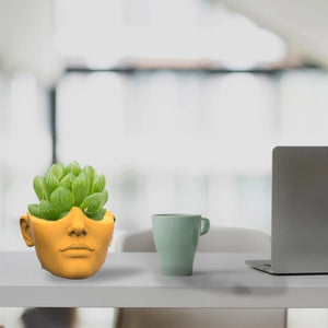 Silicone Succulent Flowerpot Plant Mold Concrete Cement Vintage Style