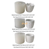 Silicone Flower Pot Mold Succulent Plant Vintage Mould