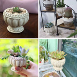 Resin Silicone Mold Succulent Plant Pot Concrete Cement Plaster Molds