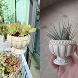 Resin Silicone Mold Succulent Plant Pot Concrete Cement Plaster Molds