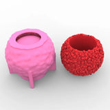 Silicone Flower Pot Mold for Cement Concrete Candle Cup Epoxy Resin Home Decor
