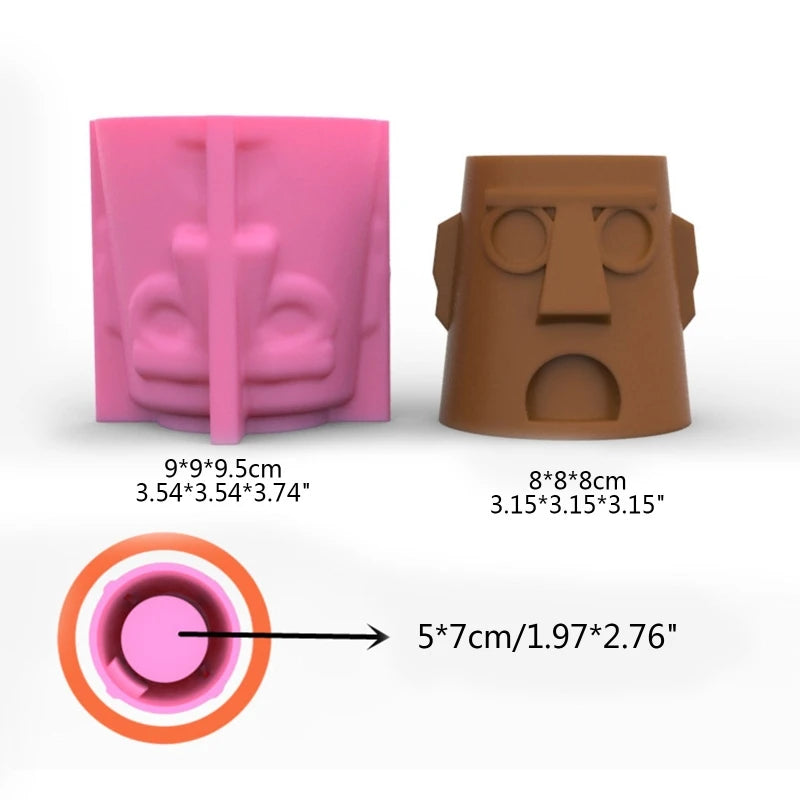 Silicone Flower Pot Mold Cement Aromatherapy Plaster Mould